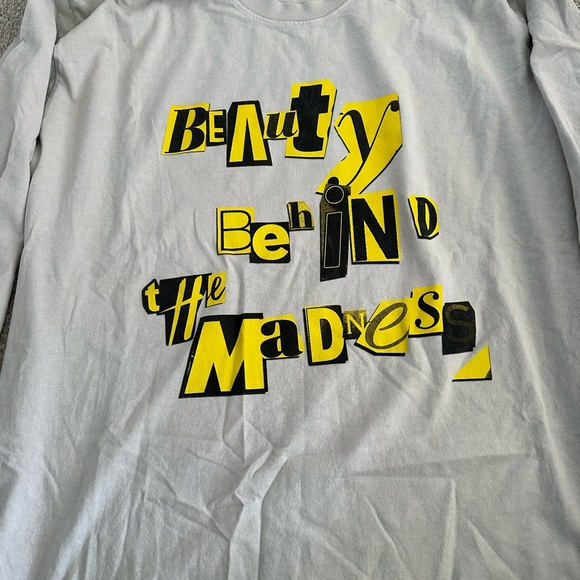 The Weeknd Gray Long Sleeve Graphic Tour Tee - Picture 1 of 5